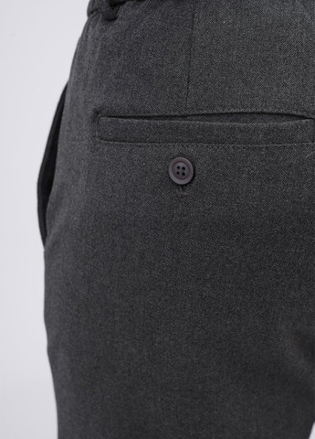 Темно-серые кэжуал демисезонные зауженные брюки K.O.R