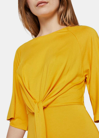 Жовтий кежуал сукня а-силует Tom Tailor однотонна