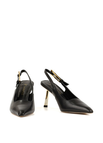 Le'BERDES Туфлі слінгбекі чорний з натуральна шкіра, україна — літо (322088019)