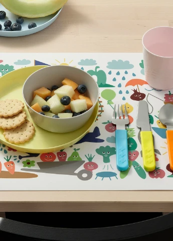 Набір столових приладів (3 пр.), 20 см IKEA (293097981)