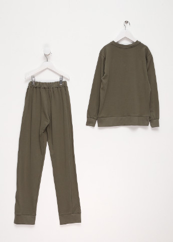Оливкова (хакі) всесезон піжама (світшот, штани) свитшот + брюки Leonardo