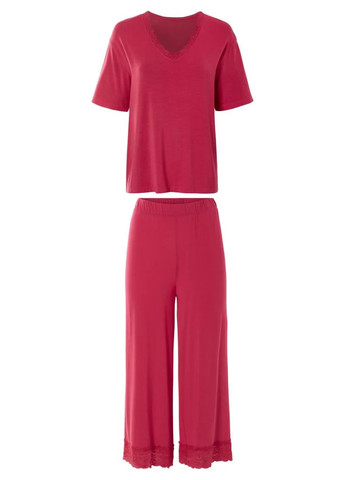 Красная всесезон пижама (футболка, брюки) футболка + брюки Esmara