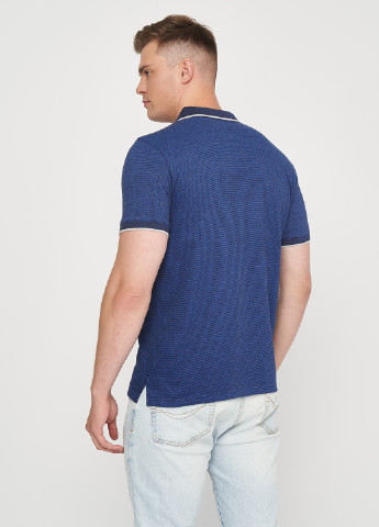 Темно-синяя футболка-поло для мужчин Tom Tailor меланжевая