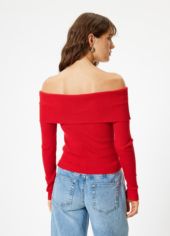 Красный демисезонный свитер KOTON