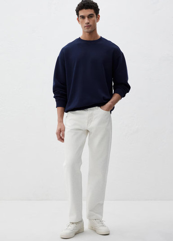 Темно-синій світшот H&M однотонний без декору (369944268)