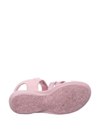Розовые кэжуал сандалии Les Petits на липучке
