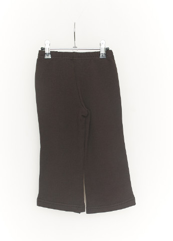 Темно-коричневые кэжуал демисезонные прямые брюки United Colors of Benetton