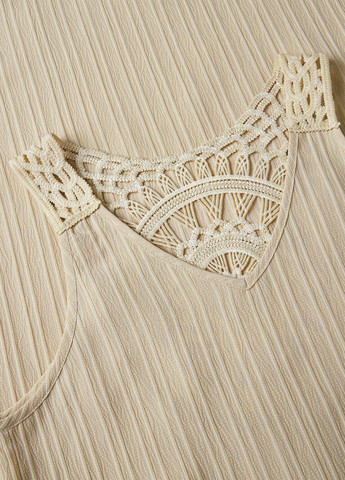 Світло-бежева кежуал сукня а-силует SHEIN однотонна