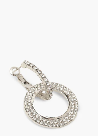 Серьги-подвески со стразами Boohoo (251096073)