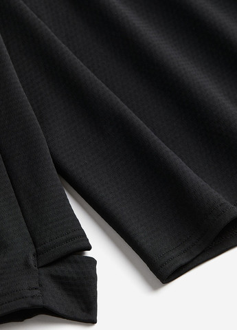 Черная демисезонная куртка H&M