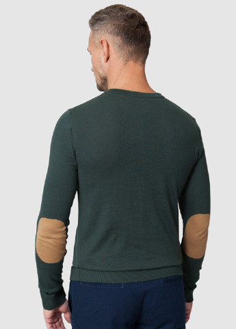 Темно-зеленый демисезонный пуловер пуловер Arber