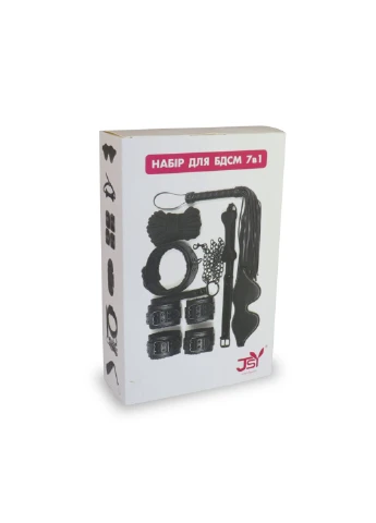Набір для BDSM 7в1 LY1003 Чорний JSY (252383349)