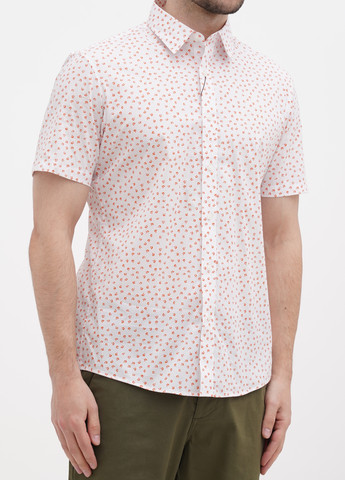 Белая кэжуал рубашка с цветами Michael Kors