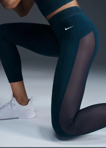 Темно-синие демисезонные леггинсы fn4981-478 Nike