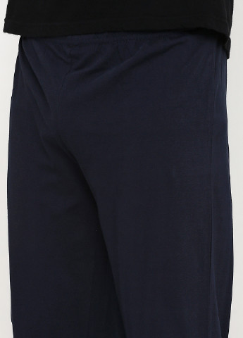 Темно-синие спортивные демисезонные прямые брюки Kappa