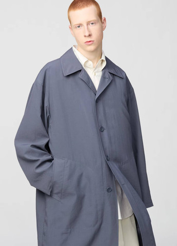 Плащ Uniqlo макінтош на гудзиках вільний (350933817)