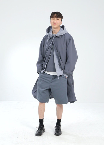 Плащ Uniqlo макінтош на гудзиках вільний (350933817)