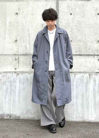 Плащ Uniqlo макінтош на гудзиках вільний (350933817)