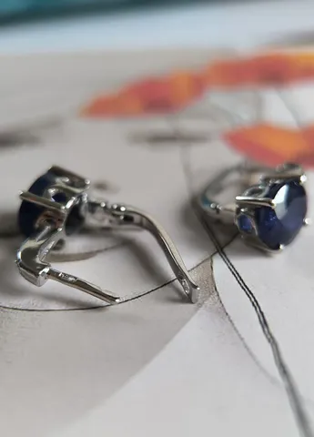 Серьги Silver Flame (354214462)