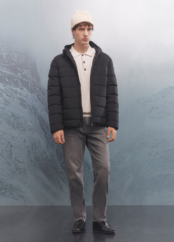 Чорна зимня куртка Springfield