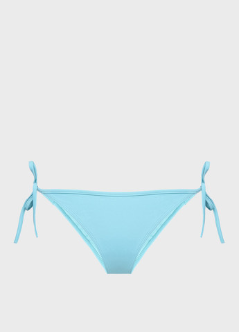 Бирюзовые купальные трусики с логотипом Calvin Klein