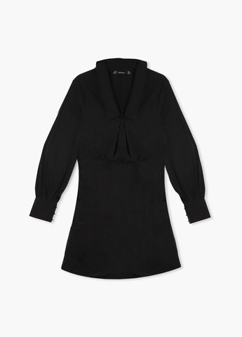 Чорна кежуал сукня сукня-сорочка Boohoo однотонна
