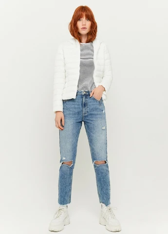 Біла літня куртка Tally Weijl Formal Jackets - Light WOVEN padded jacket