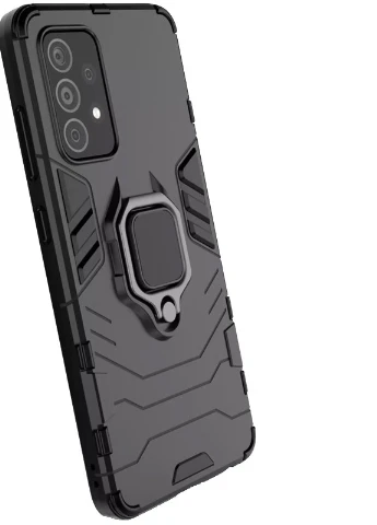 Ударостійкий чохол Transformer Ring for Magnet для Samsung Galaxy A72 4G / A72 5G Чорний / Soul Black (is_00000043172_4) Epik (238479202)