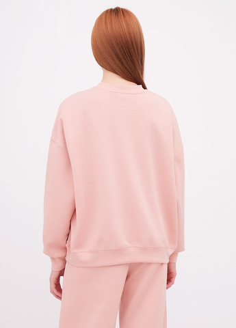 Пудровий світшот EQUILIBRI однотонний вишивка (355383178)