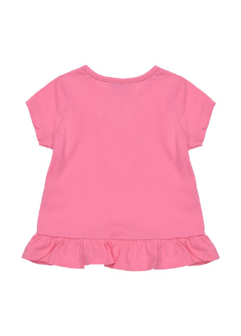 Розовая летняя футболка Baby Club