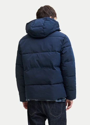 Темно-синяя демисезонная куртка Jack & Jones