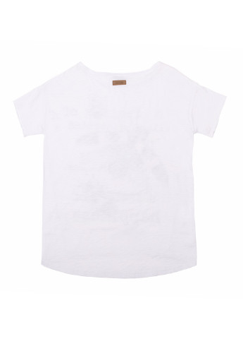 Біла літня футболка з коротким рукавом Gulliver