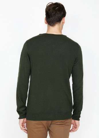 Зеленый демисезонный джемпер пуловер KOTON