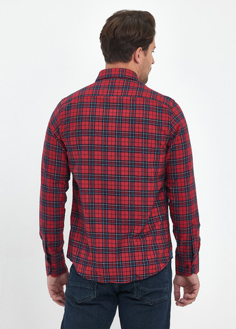Красная кэжуал рубашка в клетку Trend Collection