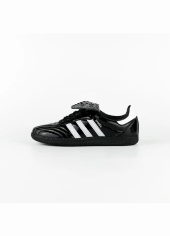 Кроссовки JI2707 adidas Samba LT Core Black Patent Leather чёрно-белые всесезоны (341083534)