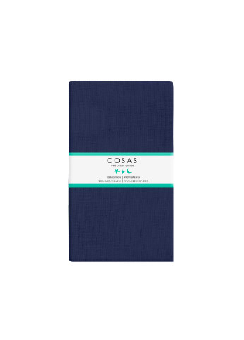 Комплект подросткового постельного белья Delta Color Dark Blue 160x220 см (4822052080900) Cosas (251850319)
