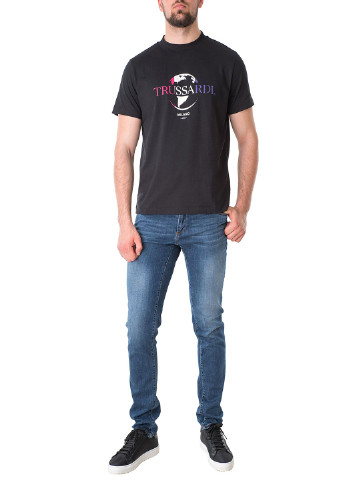 Синие летние джинсы Trussardi Jeans