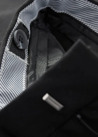 Черные классические демисезонные брюки прямые C&A
