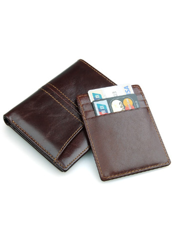 Мужской кожаный кошелек 9,5x12,5 см Vintage (229460410)