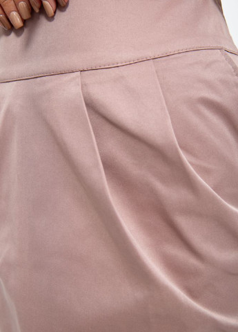 Пудровая кэжуал однотонная юбка Ager тюльпан