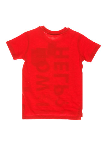 Красная летняя футболка с коротким рукавом Mackays