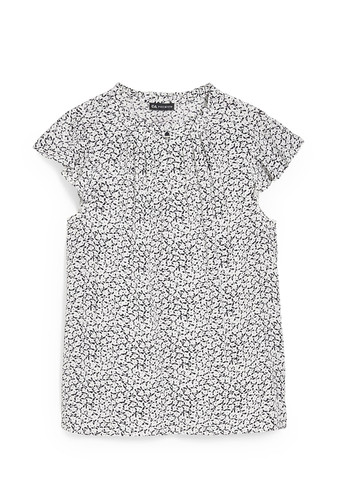 Чёрно-белую блуза C&A