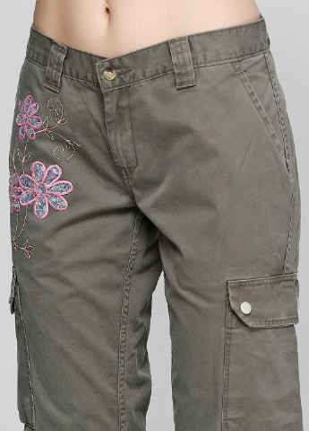 Серые кэжуал демисезонные прямые брюки Pepe Jeans