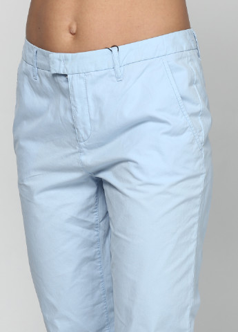 Голубые кэжуал летние прямые брюки Gant