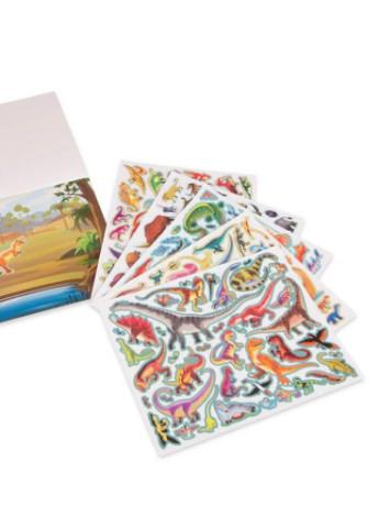 Набір для творчості Melissa & Doug Набір багаторазових наклейок Доісторичний світ (MD9341) Melissa&Doug (202374418)
