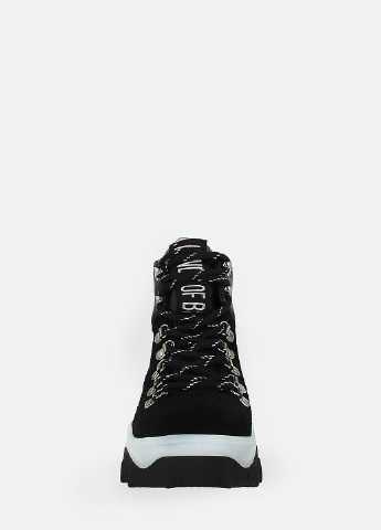 Зимние ботинки rf1548-4 черный Favi из натуральной замши