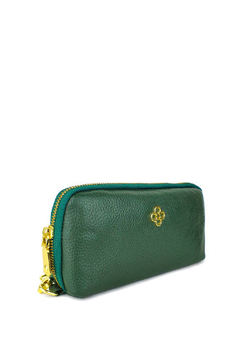 Жіночий гаманець портмоне великий зелений шкіряний 21*11*5 Fashion (252033298)