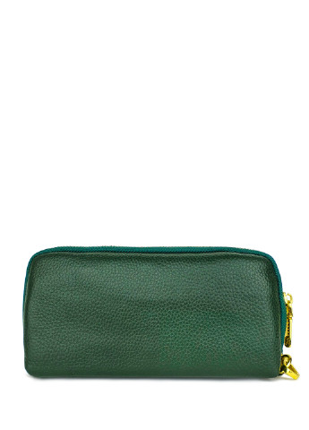 Большой клатч портмоне кошелек кожаніый зеленый 21*11*5 Fashion (252033298)