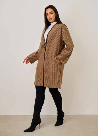 Коричневый демисезонный кардиган LibeAmore