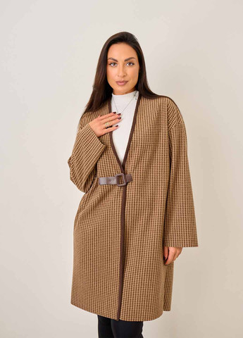 Коричневый демисезонный кардиган LibeAmore